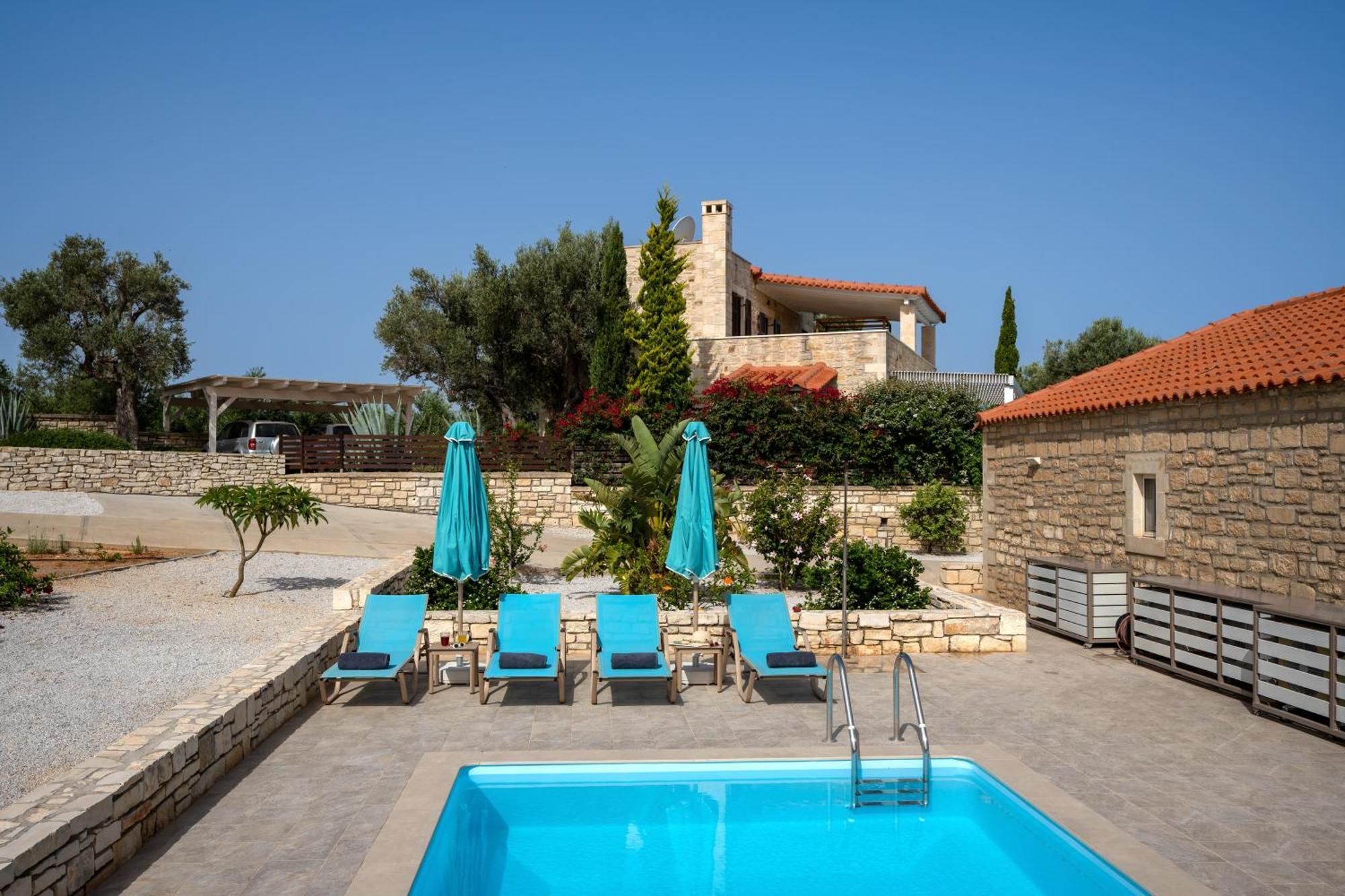 Villa Vasiliki Private Pool Erfoi Exterior foto