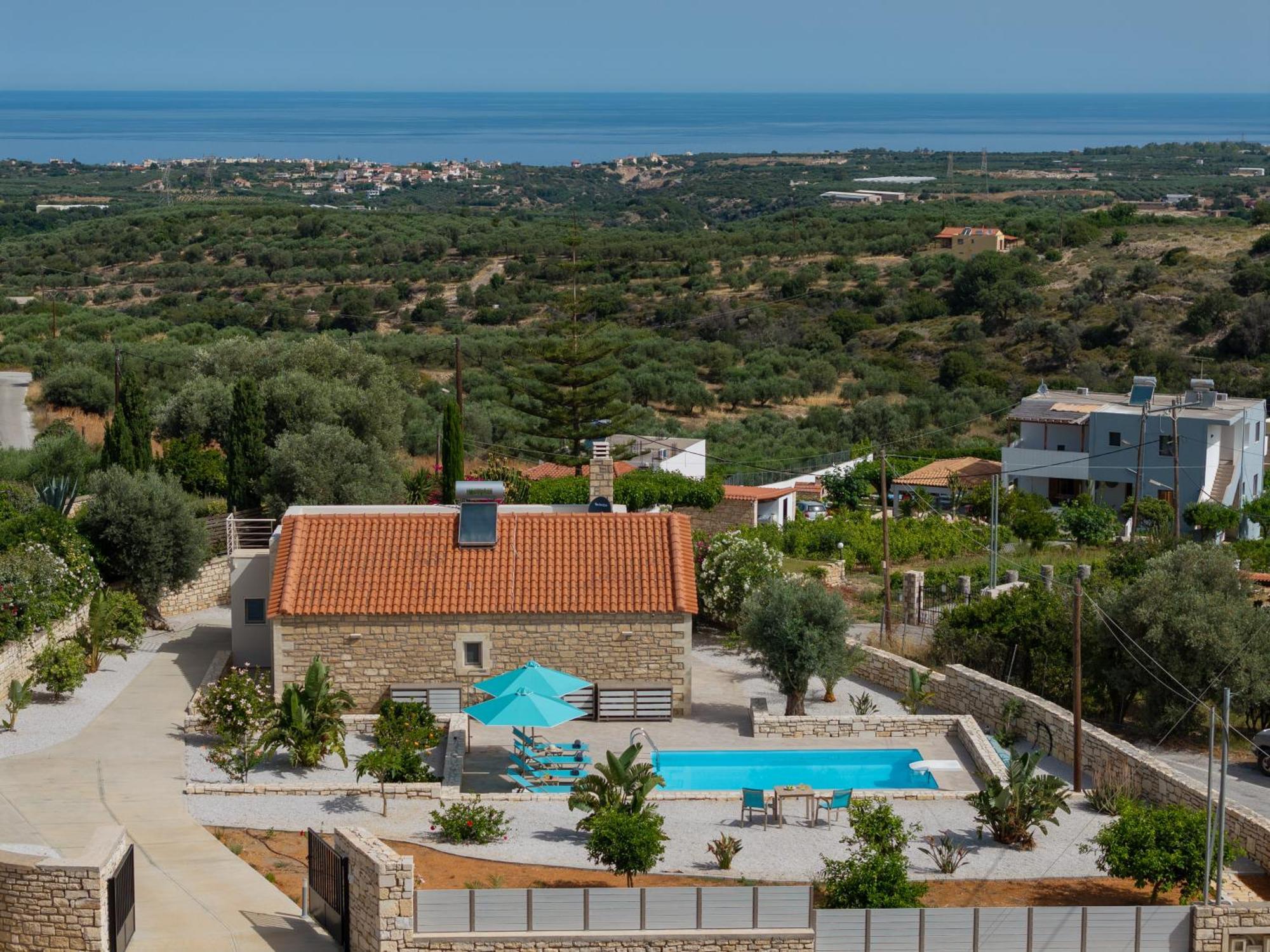 Villa Vasiliki Private Pool Erfoi Exterior foto