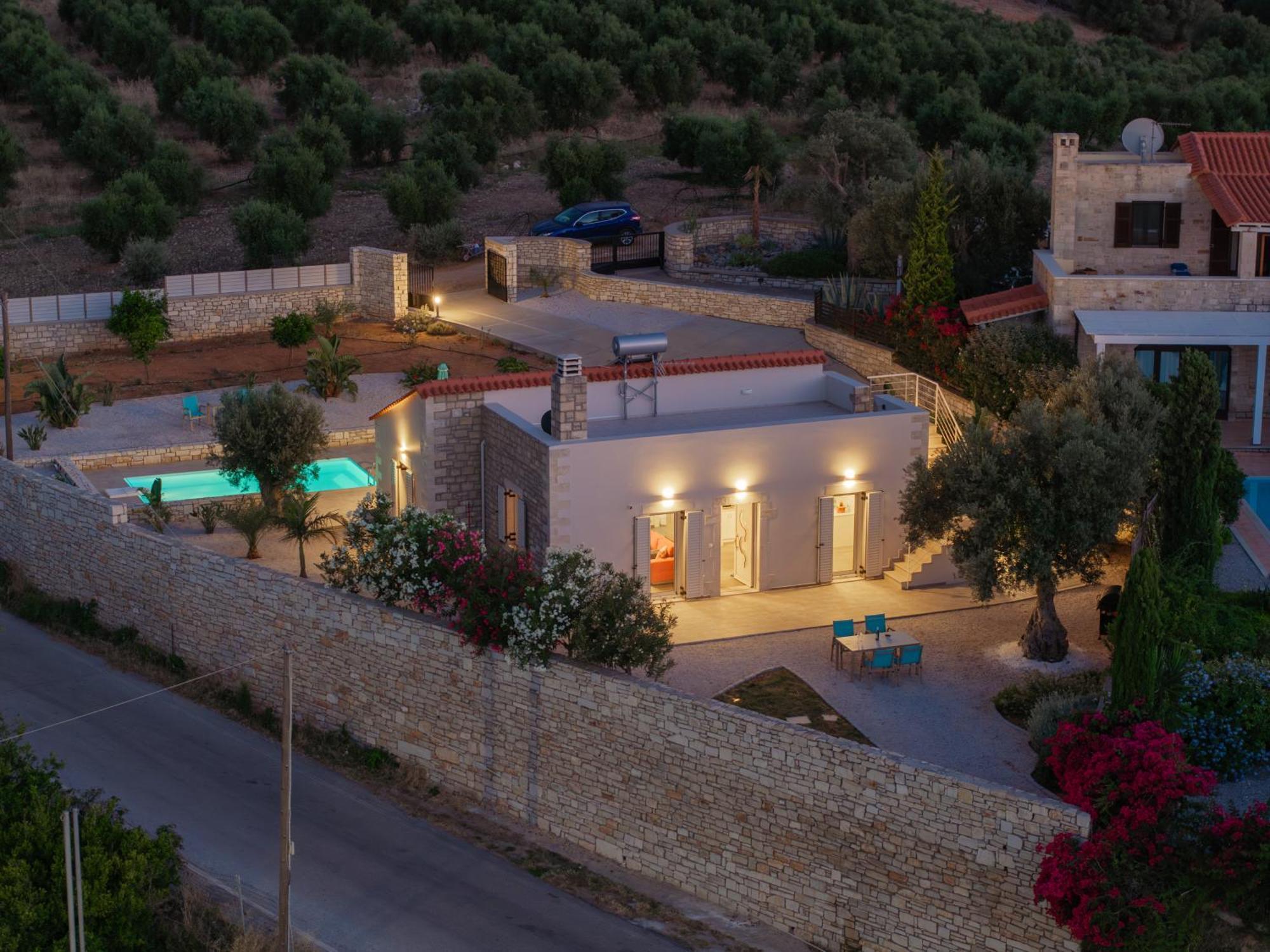 Villa Vasiliki Private Pool Erfoi Exterior foto